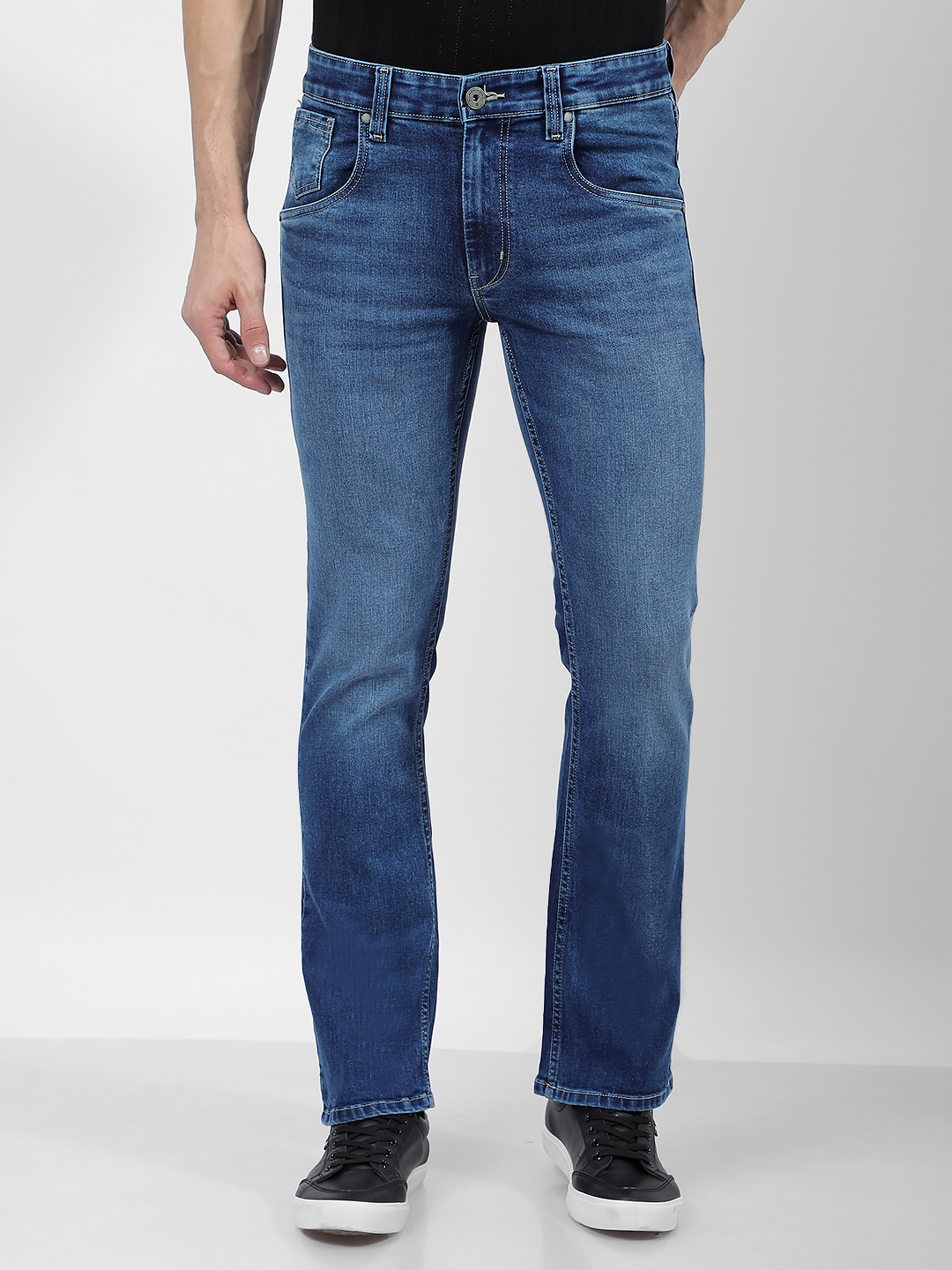 Numero Uno Men Faded Blue Jeans